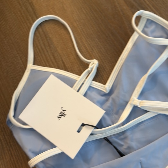 NWT YLLW THE LABEL Breathe Short Onesie in Soul Blue - Picture 11 of 12